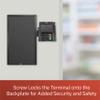 DCCStands Ingenico ISC 250 PIN Pad VESA Flat Mounting Bracket for 19" - 23" Monitor, Screw-in Installation, Black view 4