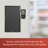 DCCStands Verifone V400M PIN Pad VESA Flat Mounting Bracket for 19" - 23" Monitor, Screw-in Installation, White view 4
