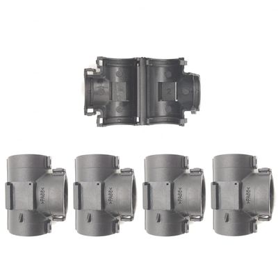 PGFUN Wire Loom Tee Connector Openable Convolute Tubing T Fitting for 3/8" Conduit (5-Pack)