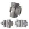 PGFUN Wire Loom Tee Connector Openable Convolute Tubing T Fitting for 3/8" Conduit (5-Pack) view 3