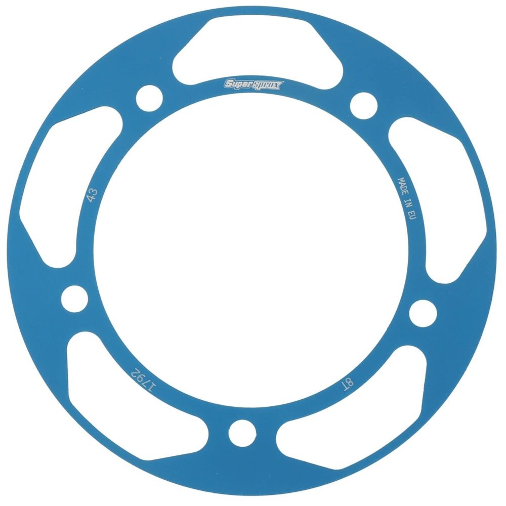 Replacement For Supersprox Edge Color Disc Blue 43T-RACD-1792-43-BLU for Suzuk DL650 ABS 07-17