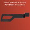 DCCStands Pax S300/SP30 PIN Pad VESA Lift Mounting Bracket for 19" - 23" Monitor, Long S-Bracket, Screw-in Installation, Black view 3