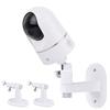 2Pack Adjustable Wall Mount for Eufy Security Indoor Cam P24 and E220, No-Drill Mounting Bracket for Eufy Security Indoor Cam Pan & Tilt - White view 1