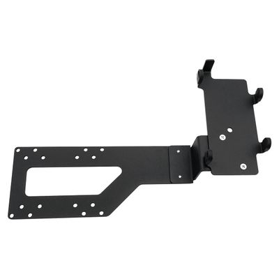 DCCStands Ingenico IPP310/315/320/350 PIN Pad Universal VESA Lift Mounting Bracket for 15" - 17" Monitor, Short S-Bracket, Screw-in Installation, Black