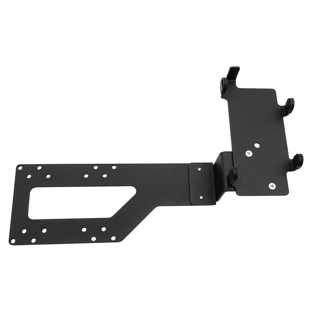 DCCStands Ingenico IPP310/315/320/350 PIN Pad Universal VESA Lift Mounting Bracket for 15" - 17" Monitor, Short S-Bracket, Screw-in Installation, Black