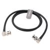 SZRMCC 12G HD SDI Video Cable Right Angle BNC Male to Male Connectors 4K Coaxial Cable LV-61S 75 ohm for ARRI RED Camera Monitor Blackmagic HyperDeck (2m/6.5ft) view 1