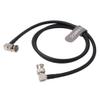 SZRMCC 12G HD SDI Video Cable Right Angle BNC Male to Male Connectors 4K Coaxial Cable LV-61S 75 ohm for ARRI RED Camera Monitor Blackmagic HyperDeck (2m/6.5ft) view 3