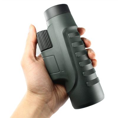 Feiyx Monoculars for Adults High Power,High Power Prism Compact Monoculars,for Adults Kids HD Monocular Scope for Bird Watching Hunting Hiking Concert Travelling (Color : Green)