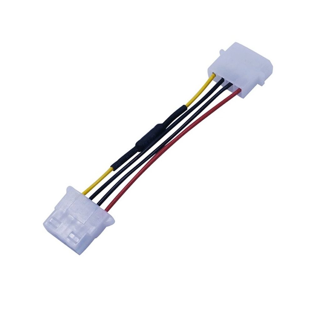Cinnabar Multi-Purpose 4-Pin Molex Computer PC Case Fan Speed Reducer Low Noise Extension Cord Adaptor Adaptor (Cable Length : 1pcs)