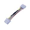 Cinnabar Multi-Purpose 4-Pin Molex Computer PC Case Fan Speed Reducer Low Noise Extension Cord Adaptor Adaptor (Cable Length : 1pcs) view 1