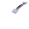 Cinnabar Multi-Purpose 4-Pin Molex Computer PC Case Fan Speed Reducer Low Noise Extension Cord Adaptor Adaptor (Cable Length : 1pcs) view 3