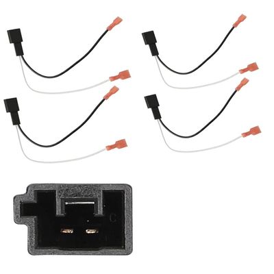 2 Pair Car Stereo Speaker Wire Connection Harness Plugs Compatible with Select 2019+ Toyota Vehicles - for 4 Speakers Installation - Compatible Vehicles Listed Below