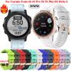 SKM Smart Watch Band Strap for Garmin Fenix 7S/5S/5S Plus/6S/6S Pro Quick Release EasyFit D2 Delta S Silicone 20mm Bracelet (Color : Dark Blue, Size : Fenix 7S) view 2