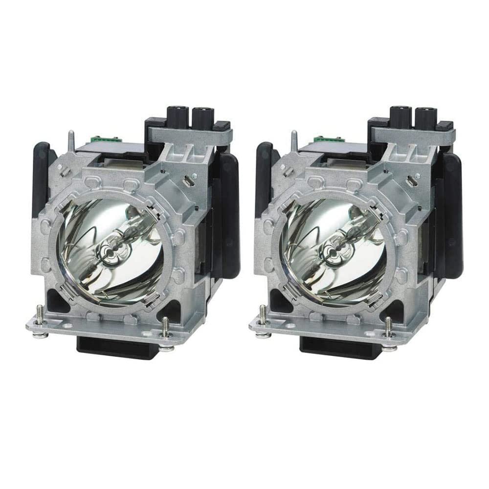 2 Pack Genuine Original Replacement Projector Lamp/Bulb with Housing for Panasonic PT-DW8300 PT-DS8500 PT-DZ8700U PT-DW8300U PT-DS8500U PT-SDW930 PT-SDS950 PT-SDZ981C Projector--(OEM Bulb Inside)