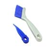 qianele Corner Doors and Windows Grooves Gap Brush Scraper Brush Window sill Groove Cleaning Brush Kitchen Stove Cleaning Tool Blue view 1