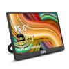 QQH Portable Monitor, 15.6" Portable Travel Monitor for Laptop 1080P FHD IPS Second Screen, USB C HDMI External Gaming Monitor Display for Computer Phone PC PS4 PS5 Xbox Switch (Z1-9) view 1
