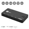 SIIG 2 Port USB-C KVM Switch - 2 Computers to 1 Monitor - 2X USB-A + 2X USB-C - Single 4K 60Hz HDMI, USB-C Bus Powered, Button Control, Thunderbolt 3 Compatible (CE-KV0B11-S1) view 2