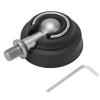 Acouto Rubber Foot Spike 3/8in Tripod Foot Pad Rubber Stainless Steel Non Slip 50mm Diameter Camera Tripod Foot Replacement view 1