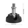 Acouto Rubber Foot Spike 3/8in Tripod Foot Pad Rubber Stainless Steel Non Slip 50mm Diameter Camera Tripod Foot Replacement view 2