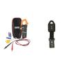 Klein Tools CL220 Digital Clamp Meter, Auto-Ranging 400 Amp AC, AC/DC Voltage, TRMS, Resistance, Continuity, NCVT Detection, and Temp & 69417 Rare-Earth Magnetic Hanger, with Strap view 1