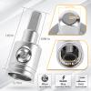 Tottist 4PCS Heavy-Duty Car Stereo Audio Wire Reducer - 0 Gauge to 4 Gauge for Amp Input, AWG Pin Power & Ground Connection view 2