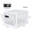 Lalifebuss Medicine Lock Box, Medication Lockable Container for Refrigerator Food Safe Locking Box Tablet Phone Locked Box for Kitchen Home School and Office Safety view 3