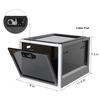 Medicine Lock Box, 2 Pack Medication Lockable Container for Refrigerator Food Safe Locking Box Tablet Phone for Kitchen Home School and Office Safety view 3