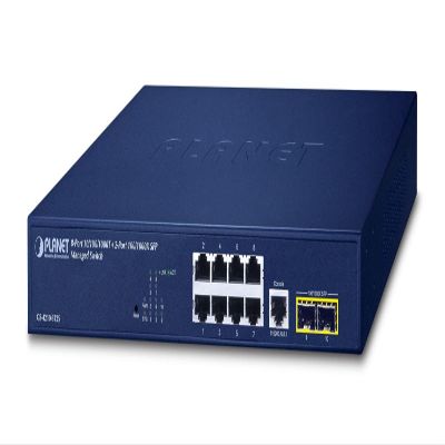 Planet IPv4/IPv6, 8-Port 10/100/1000T + 2-Port, W126094046 (10/100/1000T + 2-Port 100/1000X SFP L2/L4 SNMP Manageable Gigabit Ethernet Switch, 12-inch and)