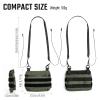 TACTICAL_GEEK Cache L2 EDC Sling Bag, Potable Nylon Crossbody Bag Organizer, EDC Molle Bag, Multifunctional Shoulder Small Bag for Daily Hiking Carry, Green view 4