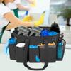 LoDrid Professional Cleaning Tote Caddy for Cleaning Supply, Black view 3