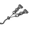 Bling Diamond Bracelet Compatible with Fitbit Versa 4/Sense 2,Metal Classy Bands Stainless Steel Wrist Bands Waterproof Strap for Fitbit Versa 4 Band for Women (Black) view 3