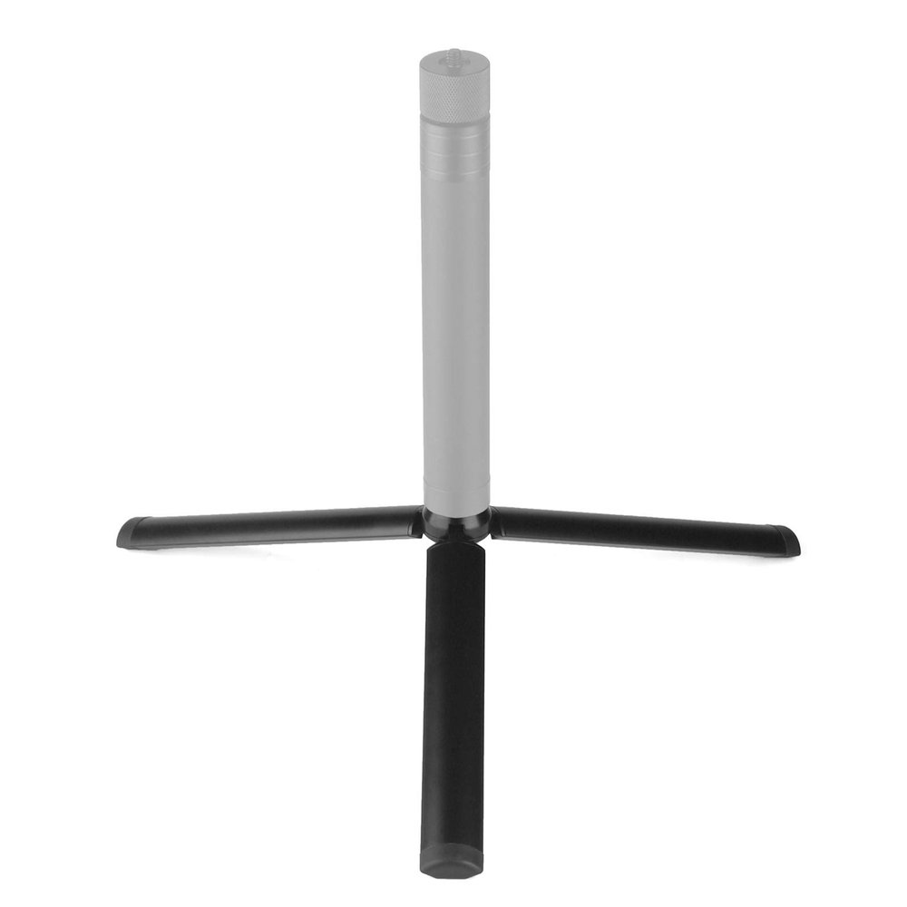 Andoer Aluminum Video Table Tripod 8cm with Universal 1/4-inch Interface for DSLR SLR Camera Stabilizer Phone Mounting