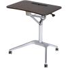 XIEAE Lifting Bed Desk Adjustable Rollers Movable Writing Office Overbed Table Sofa Laptop Table with Swivel Wheel Rolling view 1