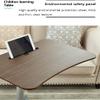 XIEAE Lifting Bed Desk Adjustable Rollers Movable Writing Office Overbed Table Sofa Laptop Table with Swivel Wheel Rolling view 4