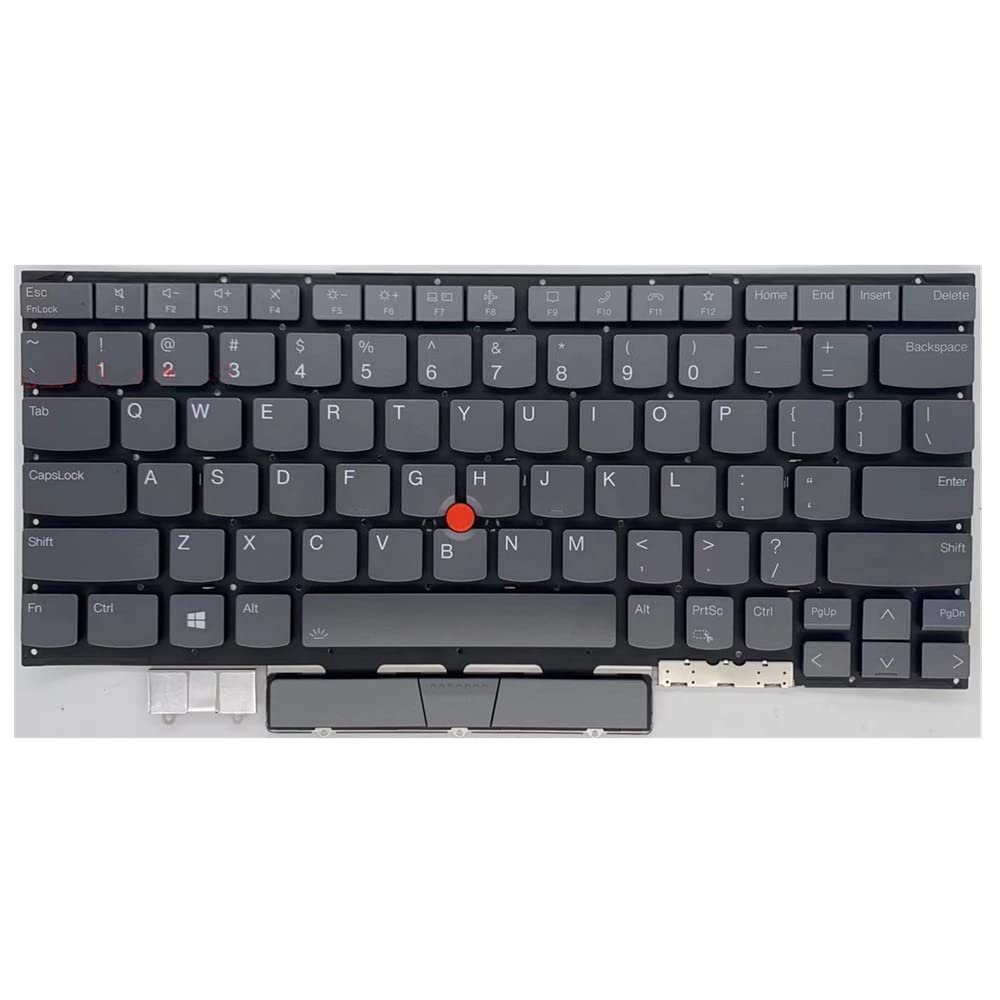Replacement Laptop Keyboard for Lenovo ThinkPad X1 Yoga 6th Color Black US United States Edition Year 2021