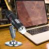 Andoer USB Digital Microscope 1600X Magnification Camera 8 LEDs with Stand Portable Handheld Inspection Magnifier view 3