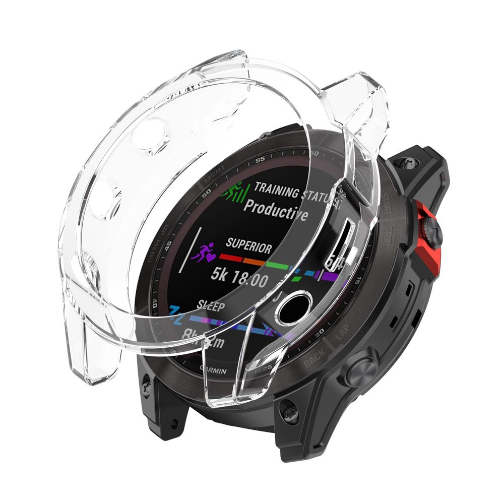 [2-Pack] Senter Case Cover for Garmin epix Gen 2, Soft TPU All-Around Bumper Without Built-in Screen Protecto for Garmin epix Gen 2 Smart Watch