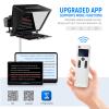NEEWER Teleprompter X14 with RT-110 Remote & APP Control (Bluetooth Connection via NEEWER Teleprompter App), Portable No Assembly Compatible with iPad Android Tablet, Smartphone, DSLR Camera view 4