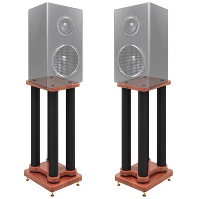 Ccsh Speaker Stand Extra Tall Speaker Stands - 20cm/ 30cm/ 40cm/ 50cm/ 60cm/ 70cm/ 80cm, Universal Stable Surround Sound Bookshelf Speakers Racks, Easy to Install (Size : 60cm (23 5/8in) Tall)