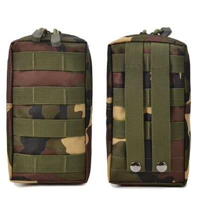 JUNYY Camouflage Multi-purpose Sport Cellphone Belt Holster Pouch Men Outdoor Camping Cycling Waist Bag(Camouflage Green)