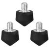 1/4 Universal Anti Slip Rubber Tripod Feet (3pcs) + Metal 1/4 inch to 3/8 inch Tripod Thread Adapter (5pcs) view 2