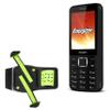 BoxWave Holster Compatible with Energizer Power Max P20 - FlexSport Armband, Adjustable Armband for Workout and Running - Stark Green view 1