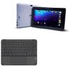 BoxWave Keyboard Compatible with Plum Link II - SlimKeys Bluetooth Keyboard with Trackpad, Portable Slim TouchPad - Jet Black view 1