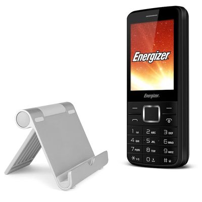 BoxWave Stand and Mount Compatible with Energizer Power Max P20 - VersaView Aluminum Stand, Portable, Multi Angle Viewing Sturdy