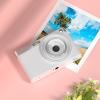 4K Digital Camera, 2.88in Camera, Mini Kid Camera with AF Autofocus Function & LED Fill Light Vlogging Camera Video Camera Portable Kids Teens Gifts for Macro (White) view 3