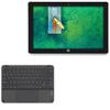 BoxWave Keyboard Compatible with Fusion5 FWIN232 Plus S2 - SlimKeys Bluetooth Keyboard with Trackpad, Portable Slim TouchPad - Jet Black view 1
