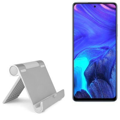 BoxWave Stand and Mount Compatible with Infinix Note 10 Pro - VersaView Aluminum Stand, Portable, Multi Angle Viewing Sturdy