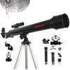 Tasco Spacestation 600 x 50mm Refractor Telescope, Astronomy Telescope for Adults and Beginners, Black view 1