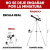 Tasco Spacestation 600 x 50mm Refractor Telescope, Astronomy Telescope for Adults and Beginners, Black view 2