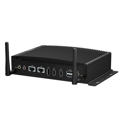 VENOEN W11 Pro Industrial Mini PC Core i3 8140U, Fanless PC, 2* HD, DP, 3 Display, Dual LAN, GPIO, 2X DB9 COM, BT4.2, WiFi AC, 3G/4G Module Slot, RAID, Office PC, 16GB DDR4 RAM 256GB M.2 SSD